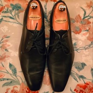 Ted Baker Black Leather Derby Shoes